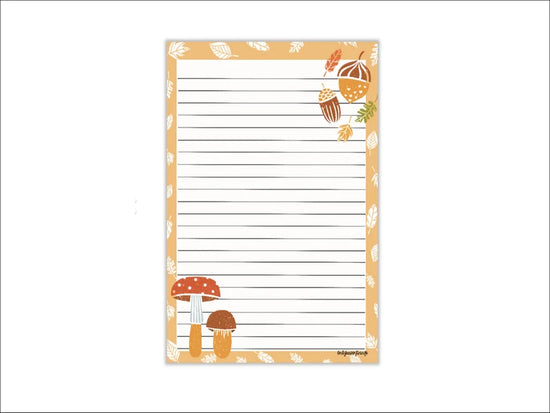 Notitieblok/Briefpapier A5 - Herfst dubbelzijdig
