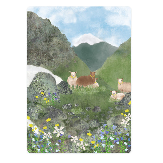 Kaart - Schapen in de Bergen