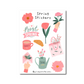 Stickervel - Lente