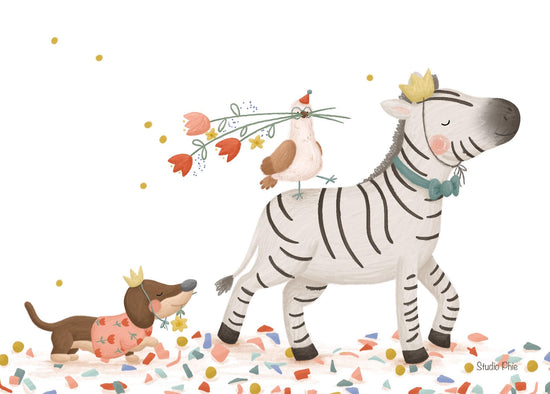 Kaart - Confetti Feestje