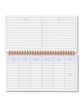Undated Desk Planner - Weekly - Blue Floral
