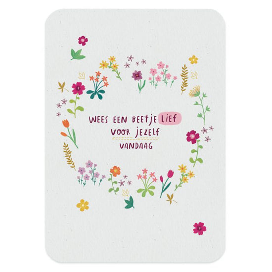 Kaart - Lief voor Jezelf